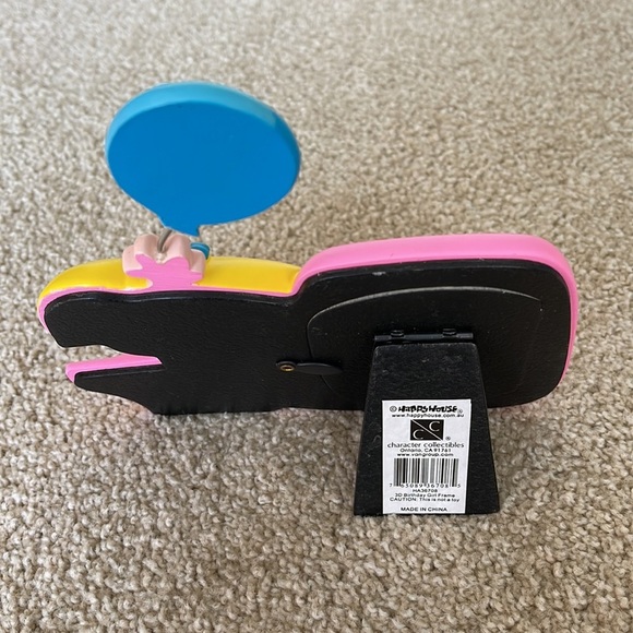 Vintage Lot of 2 Happy House Birthday Girl Pink Melamine Picture Frames Decor - Picture 6 of 6